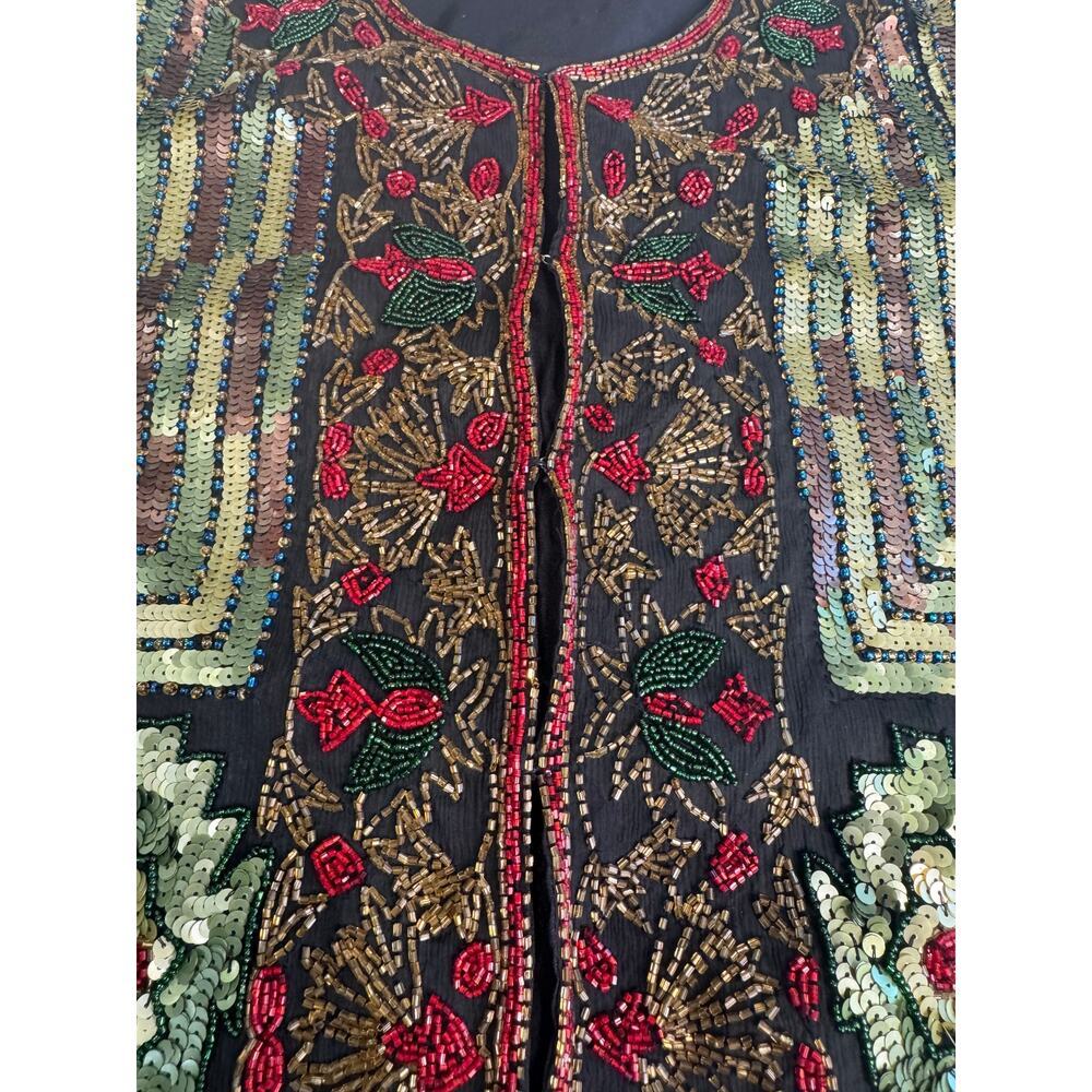 Tan-Chho Vintage 80's Multi-Colored Sequin Jacket - Picture 6 of 12